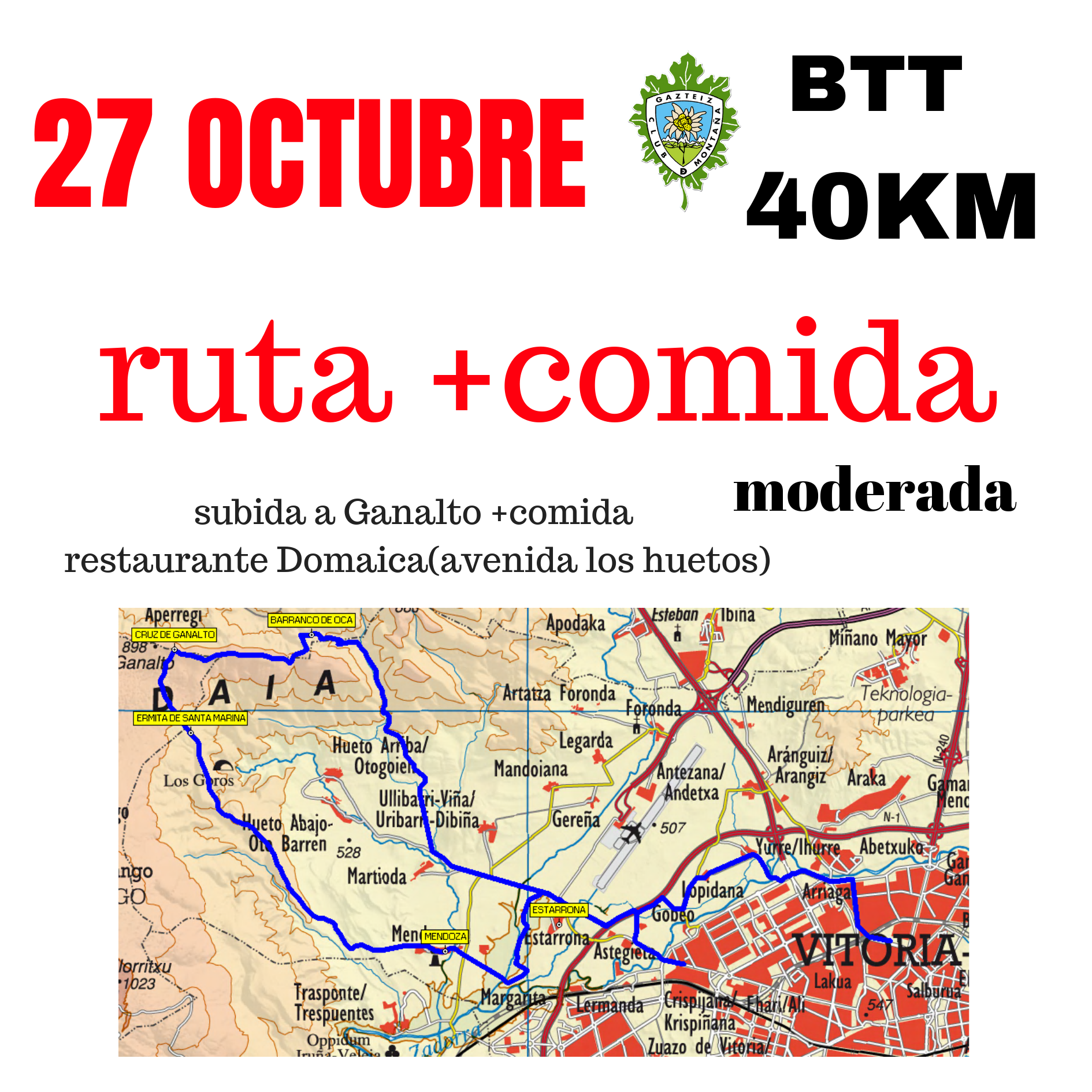 Foto 27 OCTUBRE: ÚLTIMA SALIDA DE LA TEMPORADA BTT 2019 CON COMIDA